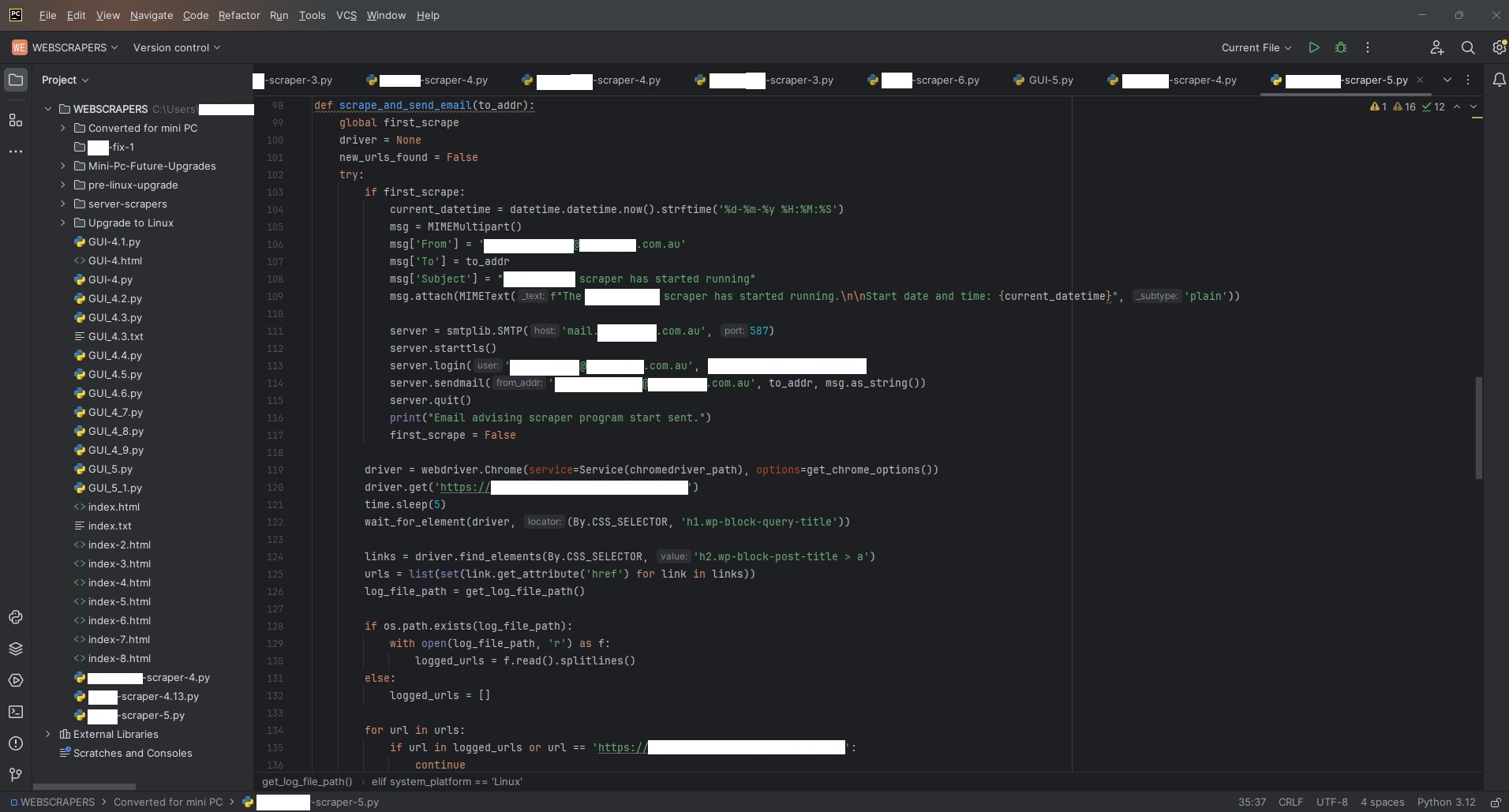 Brute Force Attack Log Screenshot